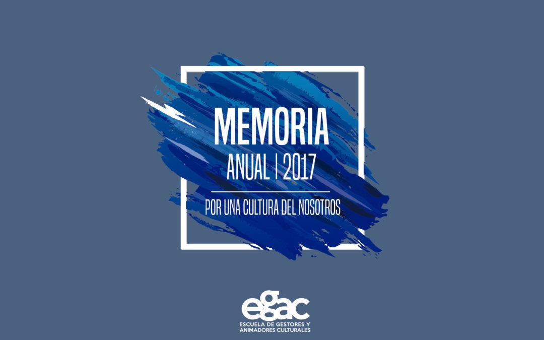 Pensando la experiencia: Egac presenta memoria anual 2017